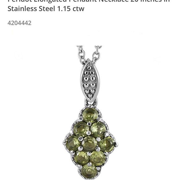 Genuine Peridot Necklace - Picture 6 of 6